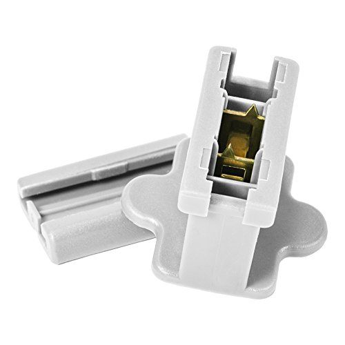 White SPT-1 Female Slip On Plug, Zip Plug, Vampire Plug, Gilbert Plug, Slide - detail