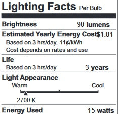 Replacement Light Bulbs for Wax Warmers, Salt Lamps and Night Lights - 15 Watt, - view 6
