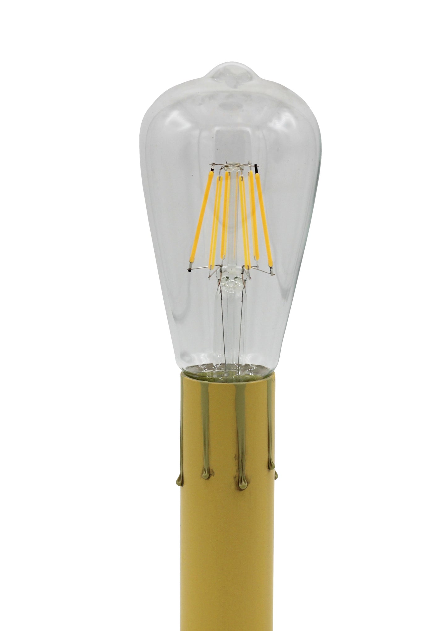 4" Fibre Drip Candle Covers For Medium (Edison) Base Lamp Sockets - 25 Pieces - detail
