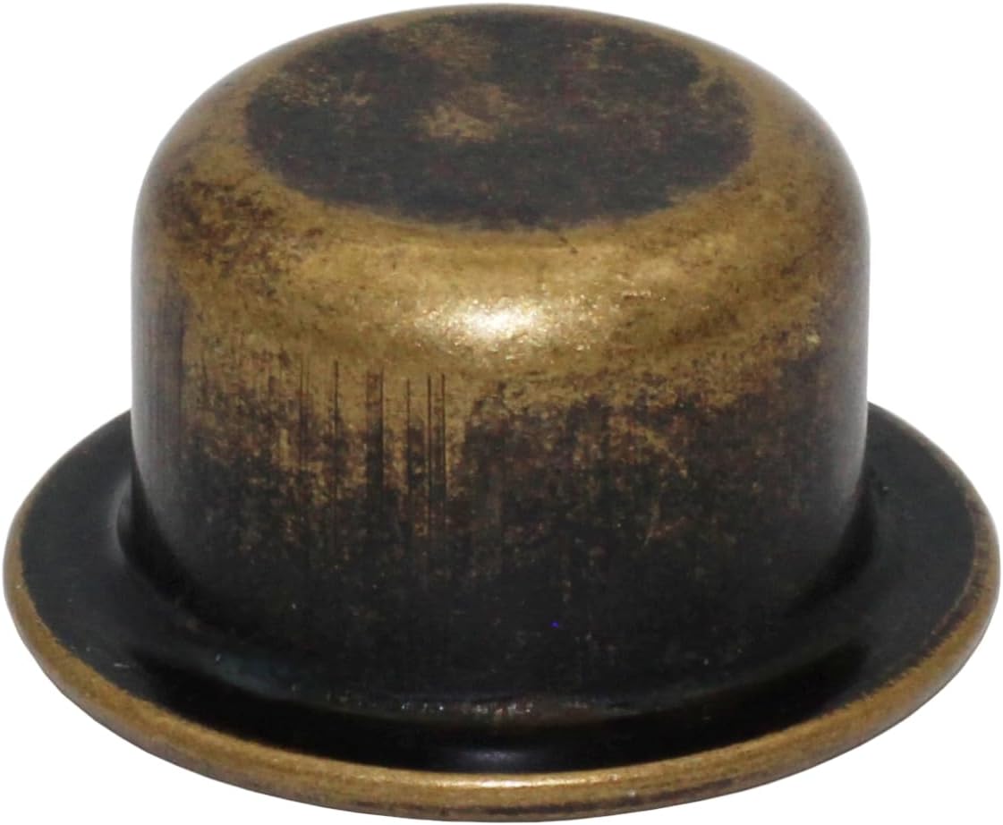 8 Inch Lamp Harp, Finial and Harp Base Set, Antique Brass Finish