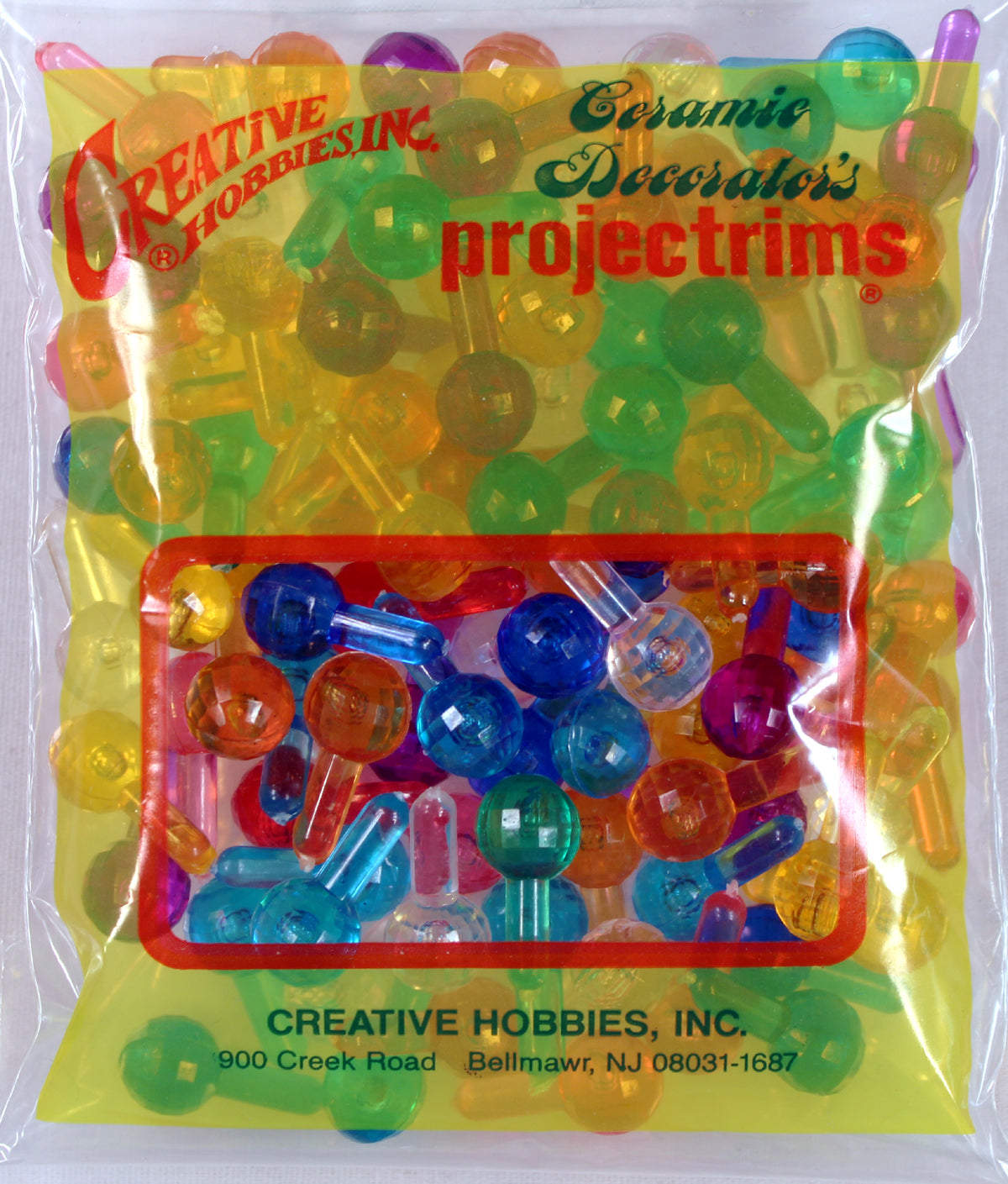 Creative Hobbies Plastic Lites for Ceramic Christmas Trees, Faceted Globe Light - side view