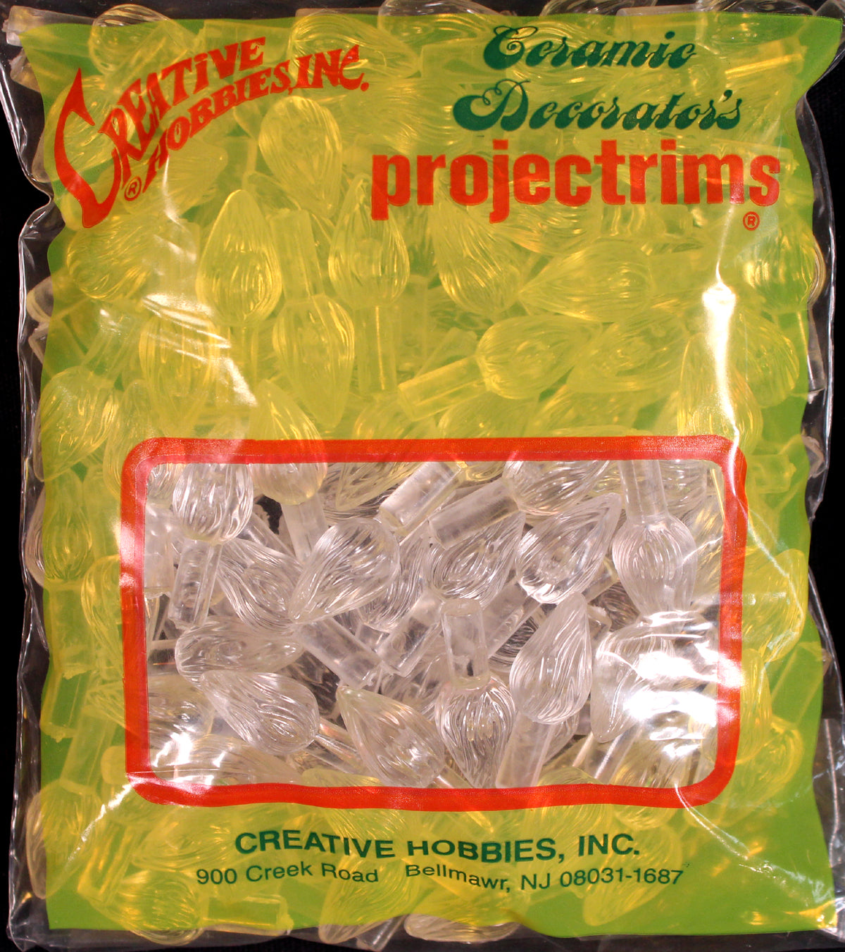 Creative Hobbies® Plastic Lites for Ceramic Christmas Trees, Medium Twist Light - close-up