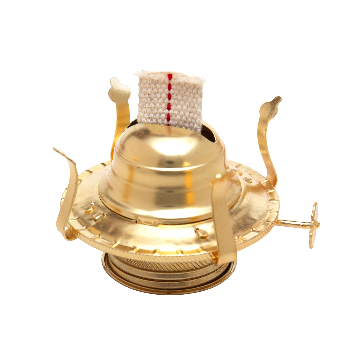 Brass Plated Oil Burner Replacement for Antique Kerosene Lamps - detail