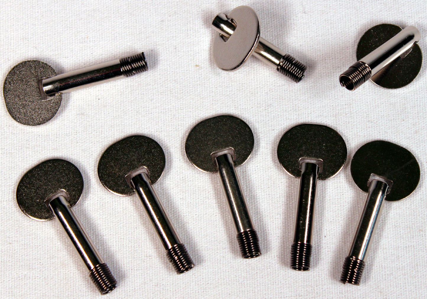 E238 Childproof Safety Key for Wind Up Music Box Musical Movements, 1 Inch Long - nickel