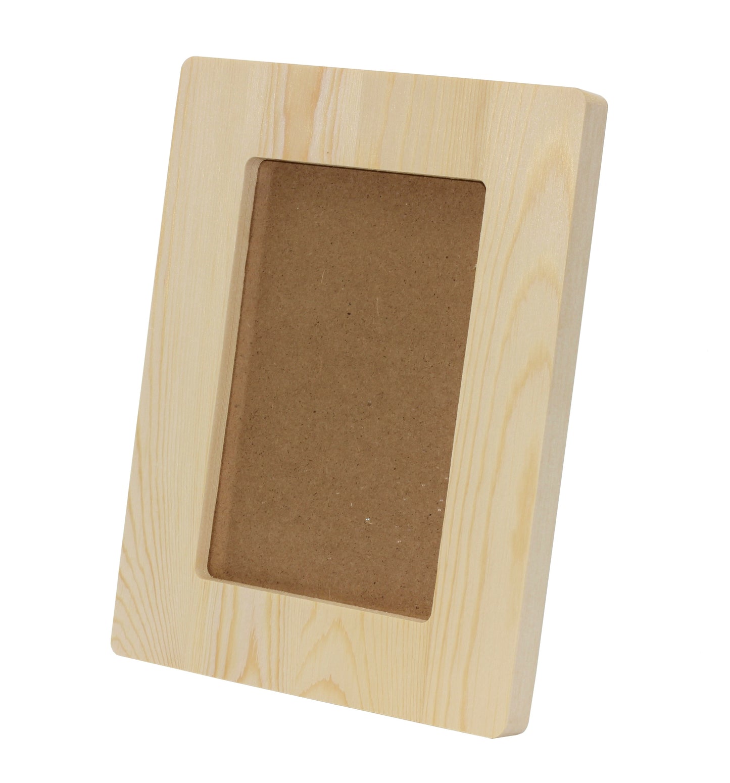 Creative Hobbies Unfinished Wood Sanded Curve Picture Frame, Paint or Decorate - close-up