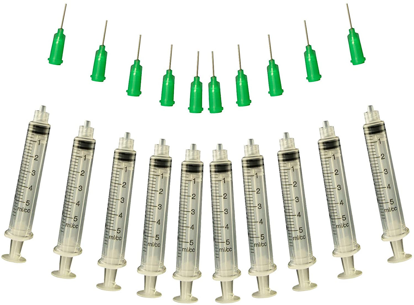 Glue Applicator Syringe for Flatback Rhinestones & Hobby Crafts, 5 Ml with 21 - stainless steel