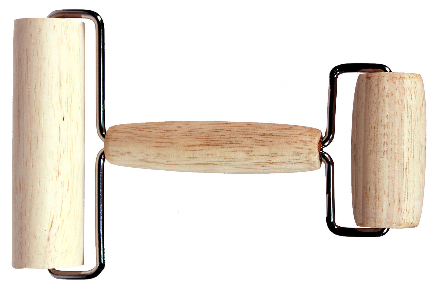 Hardwood Pony Roller Dual Roller Tool for Ceramic and Pottery Clay Working