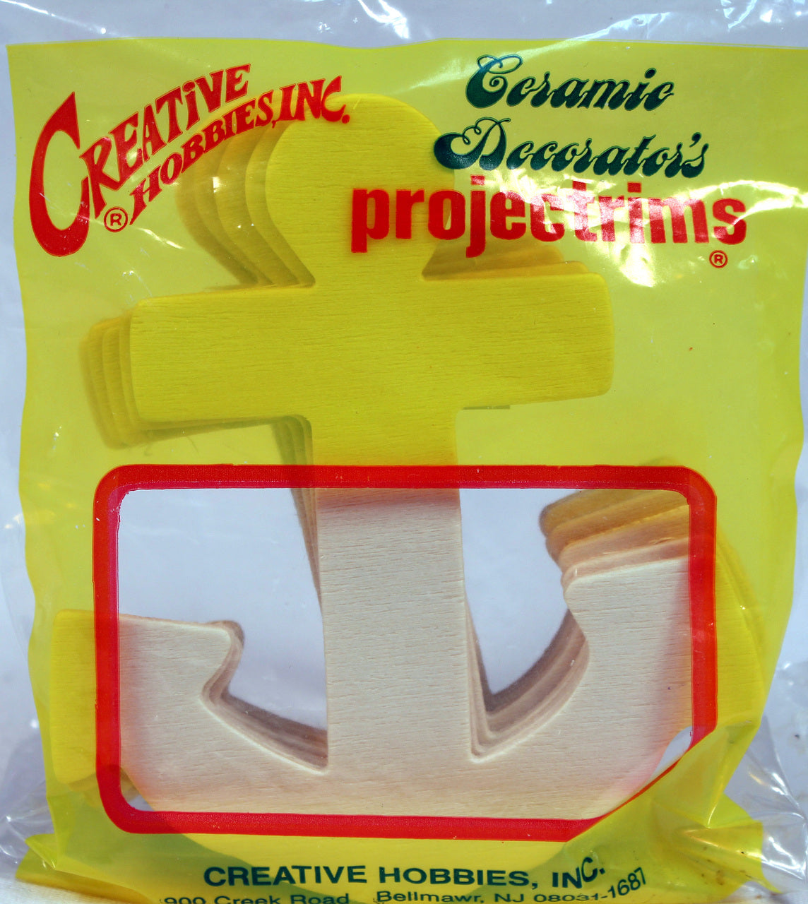 Creative Hobbies® Unfinished Wood Anchor Cutout Shapes, Ready to Paint or - detail