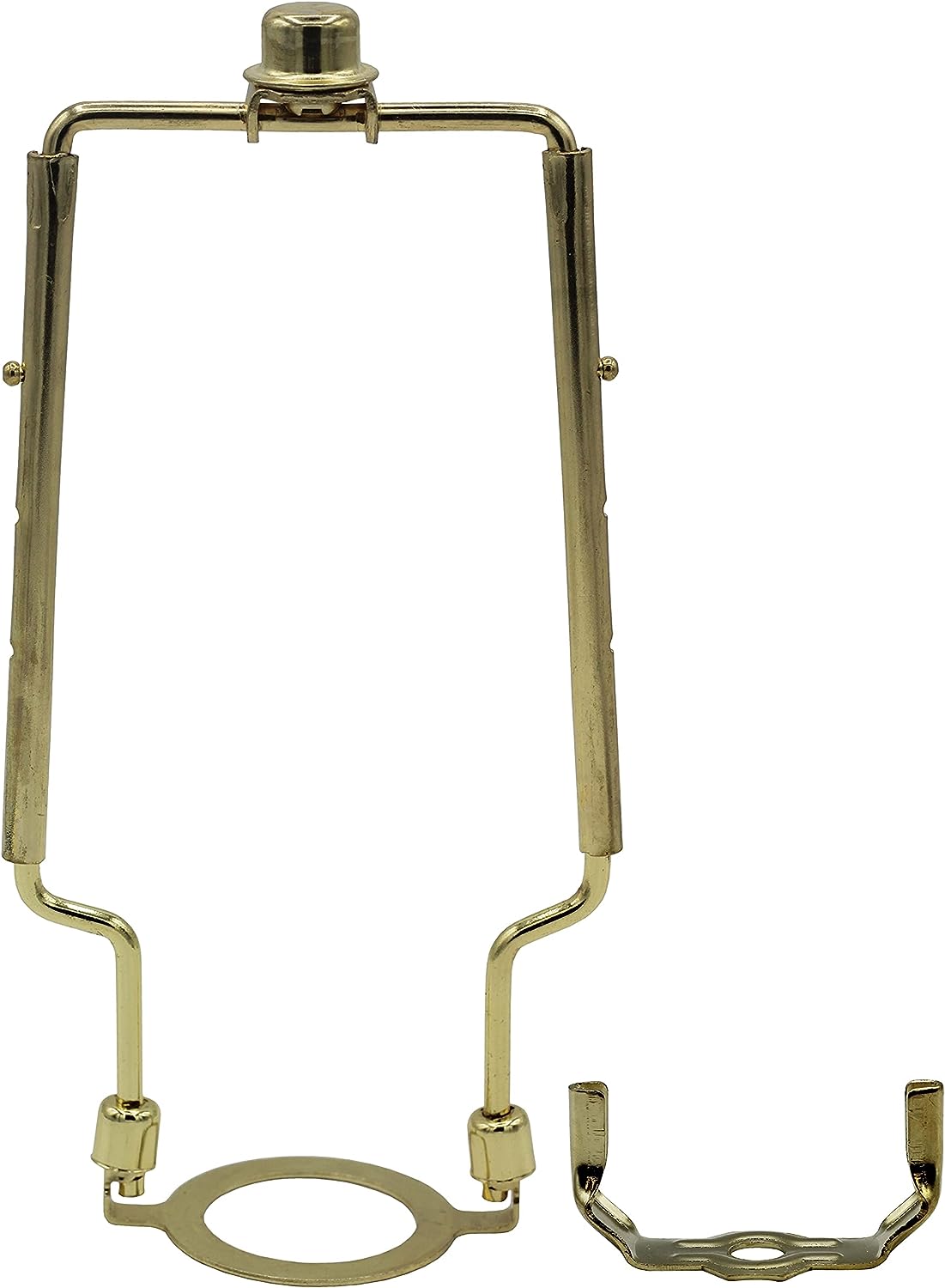 Adjustable Lamp Harp 8" 9" 10" Includes Regular Base and Uno Base and Finial