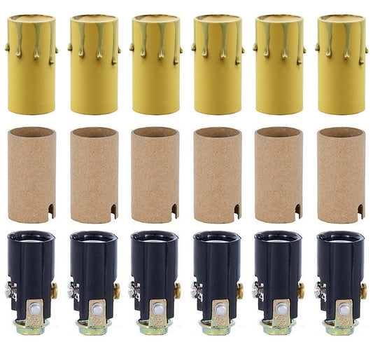 Copy of Chandelier Lighting Fixture Socket Kit, Adjustable Height Candelabra - for candle