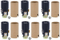 10025 Candelabra Base Keyless Phenolic Socket, 1-1/2 Inch High Overall, 1/8 IP Female Mounting Bracket, Pack of 6