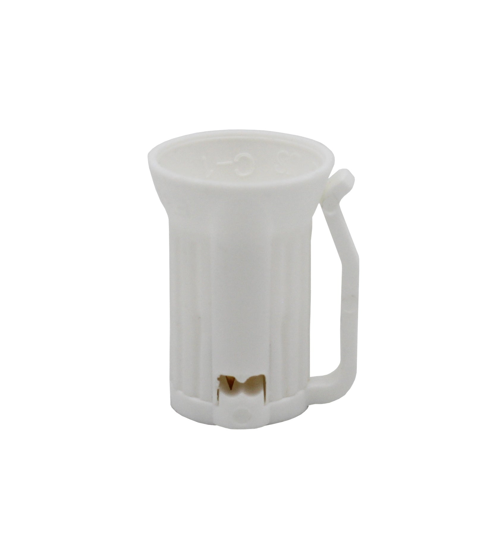 White C7 Replacement Sockets for Christmas Lights, Outdoor Light Socket for - side view