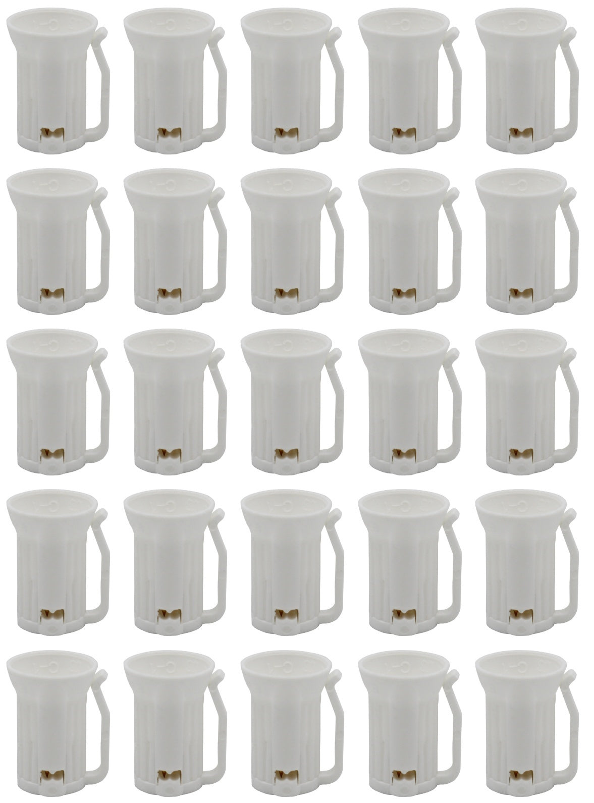 White C7 Replacement Sockets for Christmas Lights, Outdoor Light Socket for - plastic