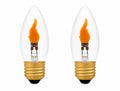 Creative Hobbies LED Flicker Bulbs, E26 Medium Base, 2 Pack