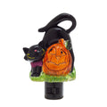 Holiday Decor Night Lights - Featuring Halloween Jack O' Lantern Pumpkin and Black Cat with Rotational Socket and On/Off Switch…