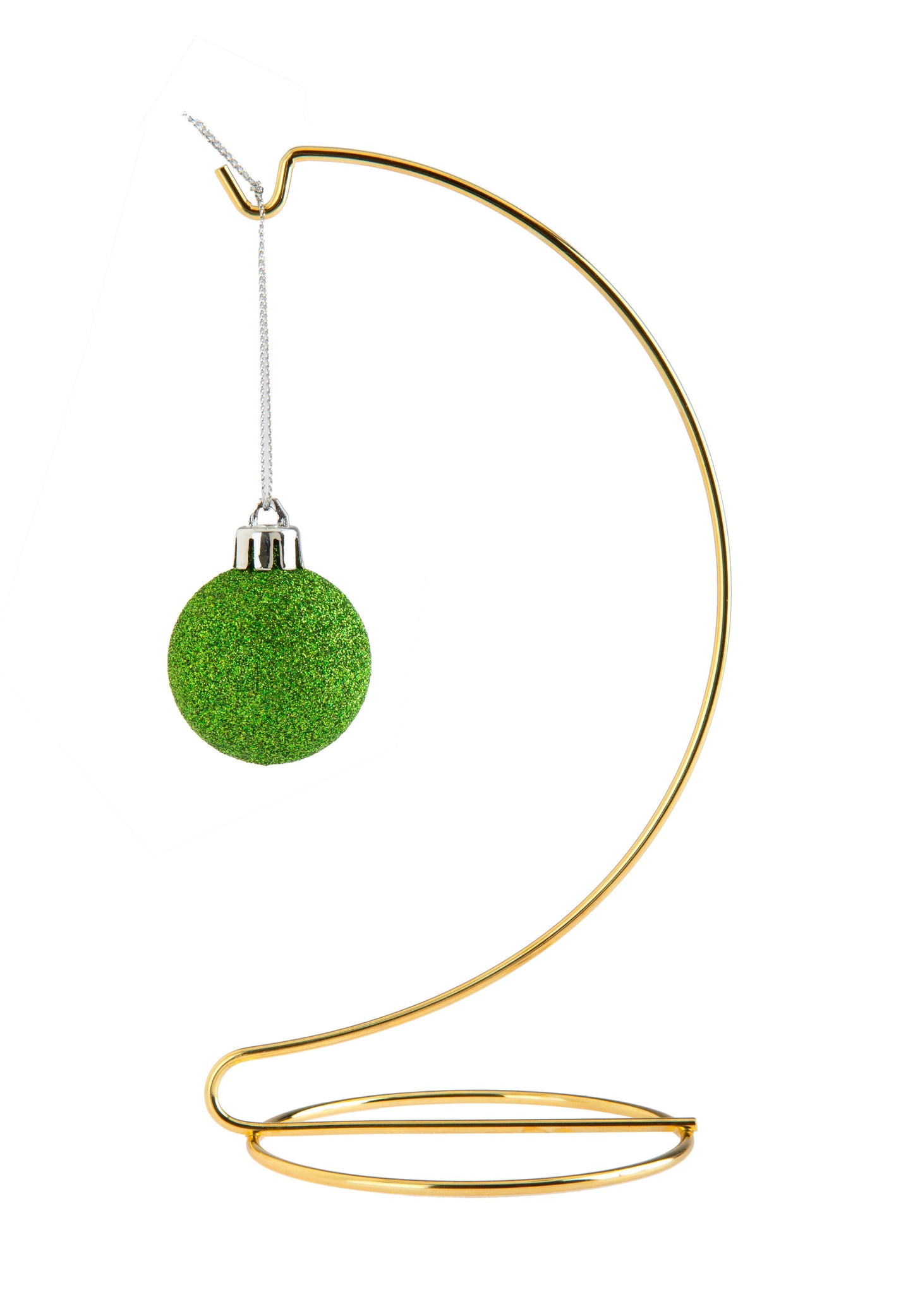 11 Inch Tall Gold Metal Ornament Display Hanger Stands for Displaying Christmas - detail