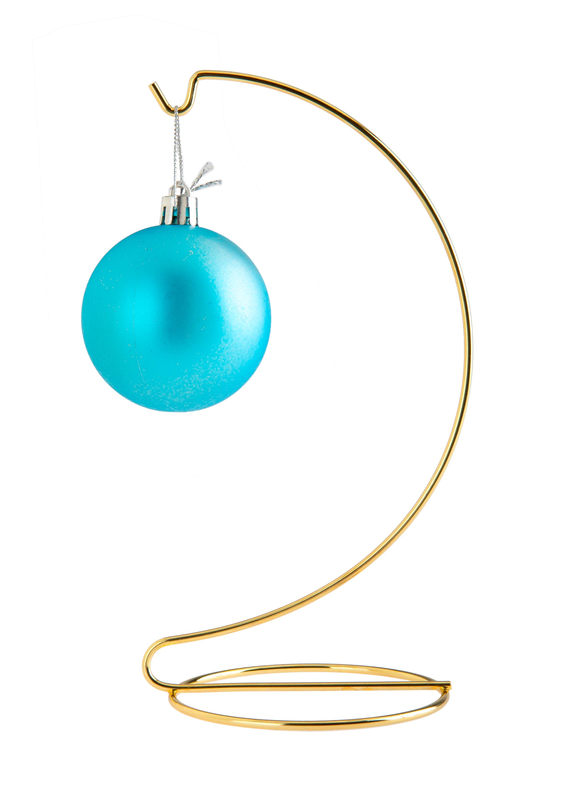Ornament Display Stand Hanger Holder 8 Inch Tall Gold - Pack of 3 Stands - detail