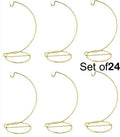 Ornament Display Stand Hanger Holder 8 Inch Tall Gold - Case Pack of 24 Stands