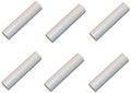 Creative Hobbies 2 Inch Tall White Plastic Candle Covers Sleeves Chandelier Socket Covers - Pack of 6 - Slip Over E12 Candelabra Base Sockets