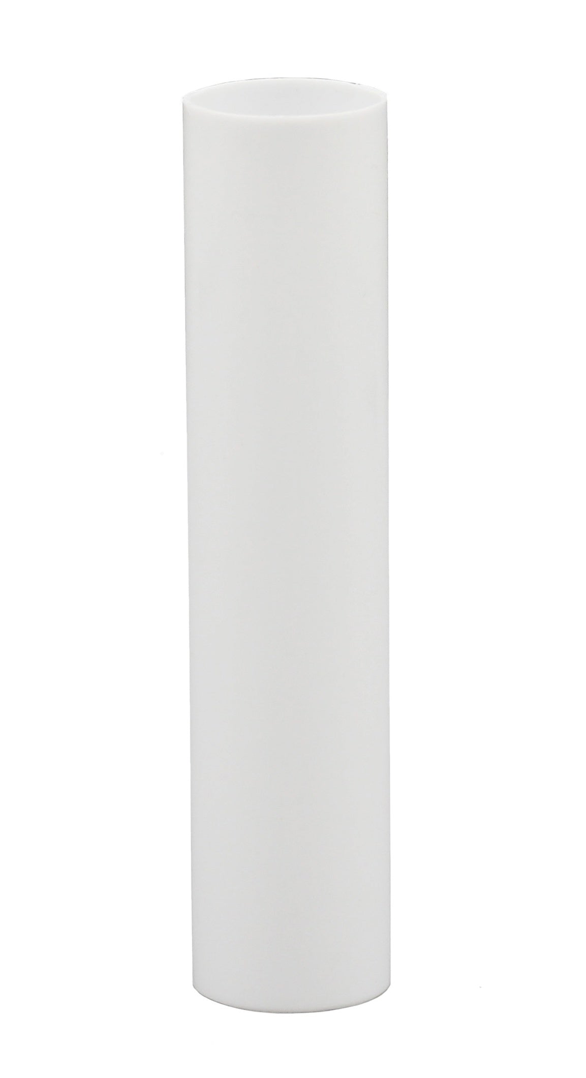 1751 - Set of 6, 4 Inch Tall White Plastic Candle Covers Sleeves Chandelier - detail