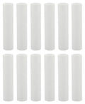 1751 - Set of 12, 4 Inch Tall White Plastic Candle Covers Sleeves Chandelier Socket Covers ~Candelabra Base