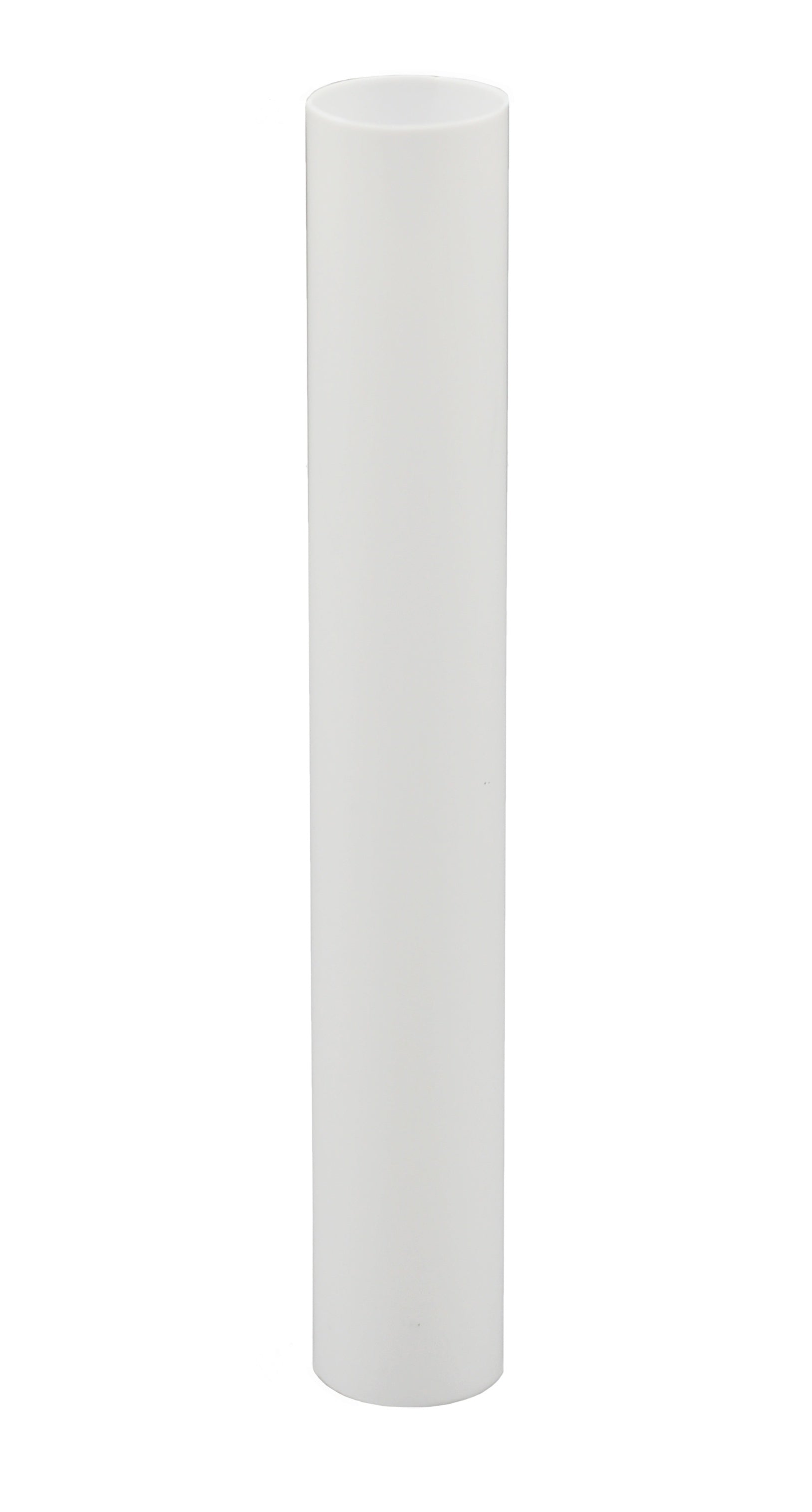 Set of 12, 6 Inch Tall White Plastic Candle Covers Sleeves Chandelier Socket - detail