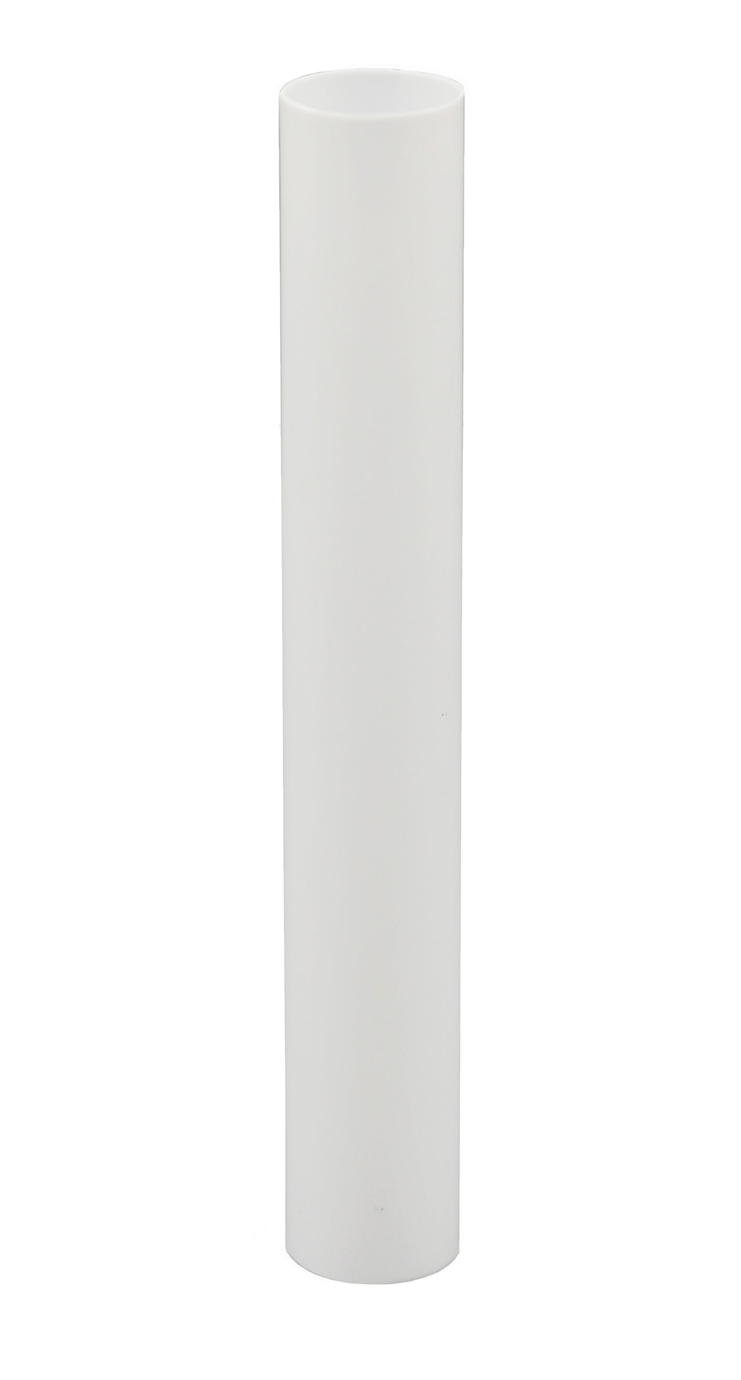 Set of 6, 6 Inch Tall White Plastic Candle Covers Sleeves Chandelier Socket - detail