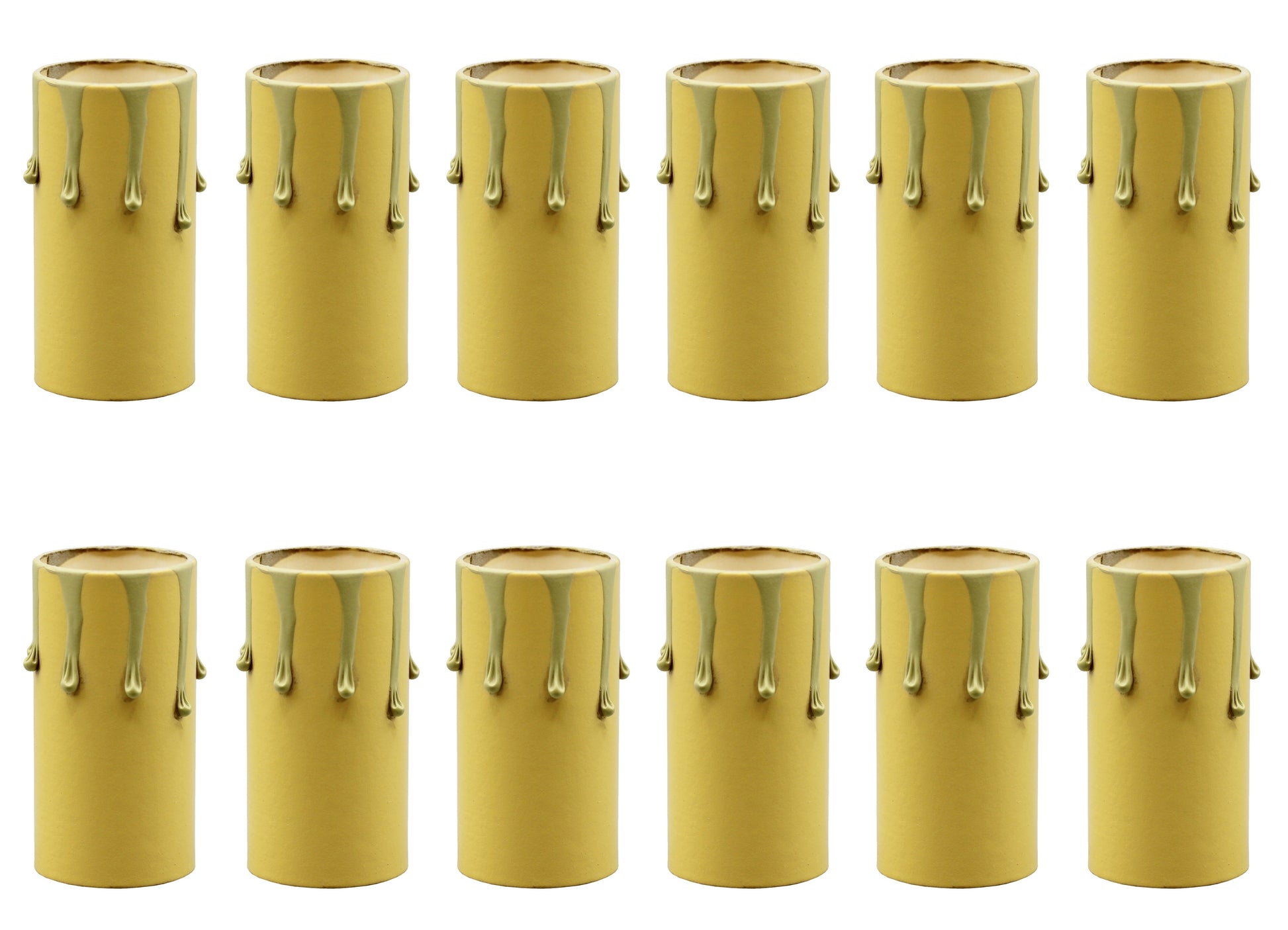 Creative Hobbies 1 3/4 Inch Tall Antique Look Drip Candle Socket Covers ~