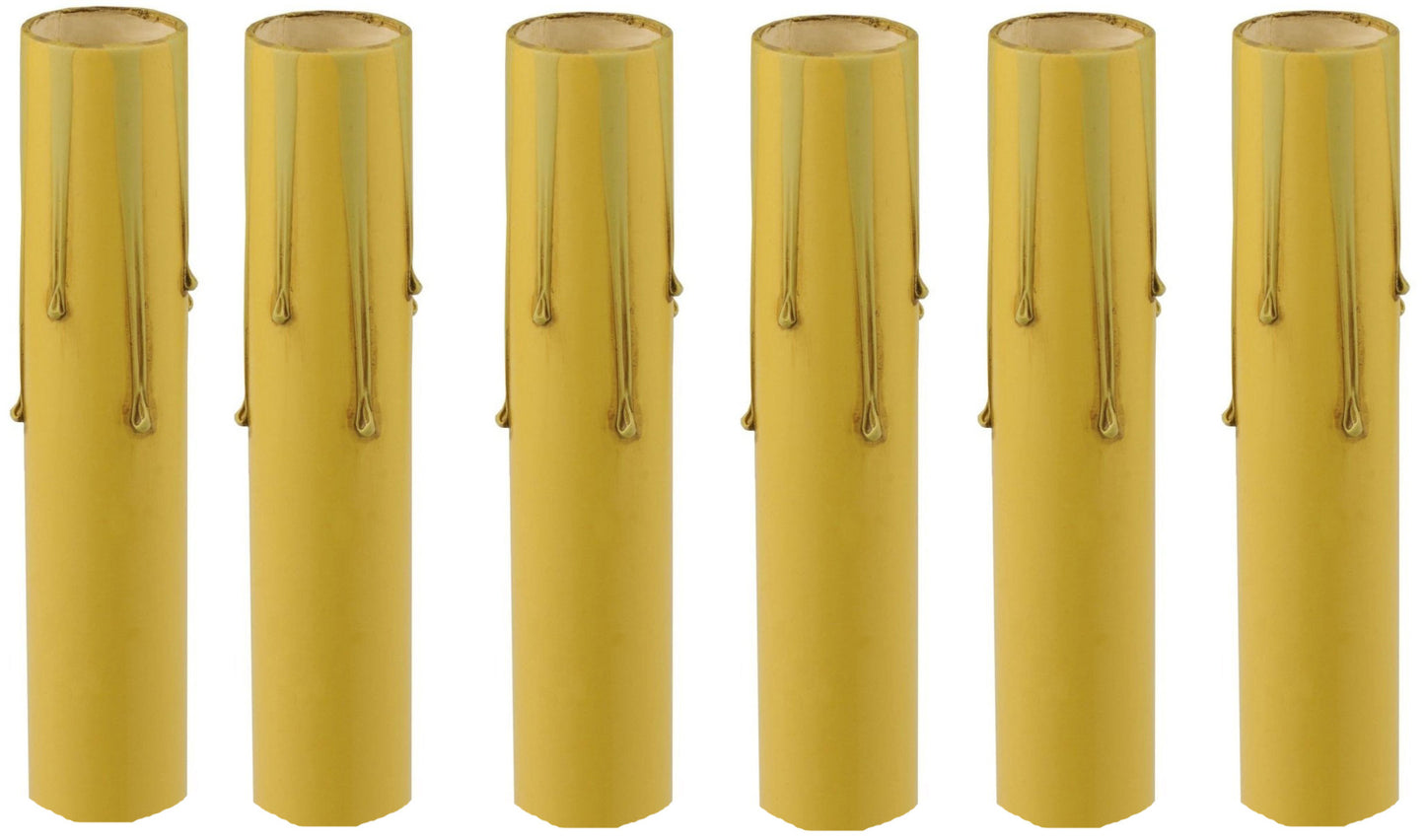Creative Hobbies 4 Inch Tall Antique Drip Candle Socket Covers ~ Candelabra