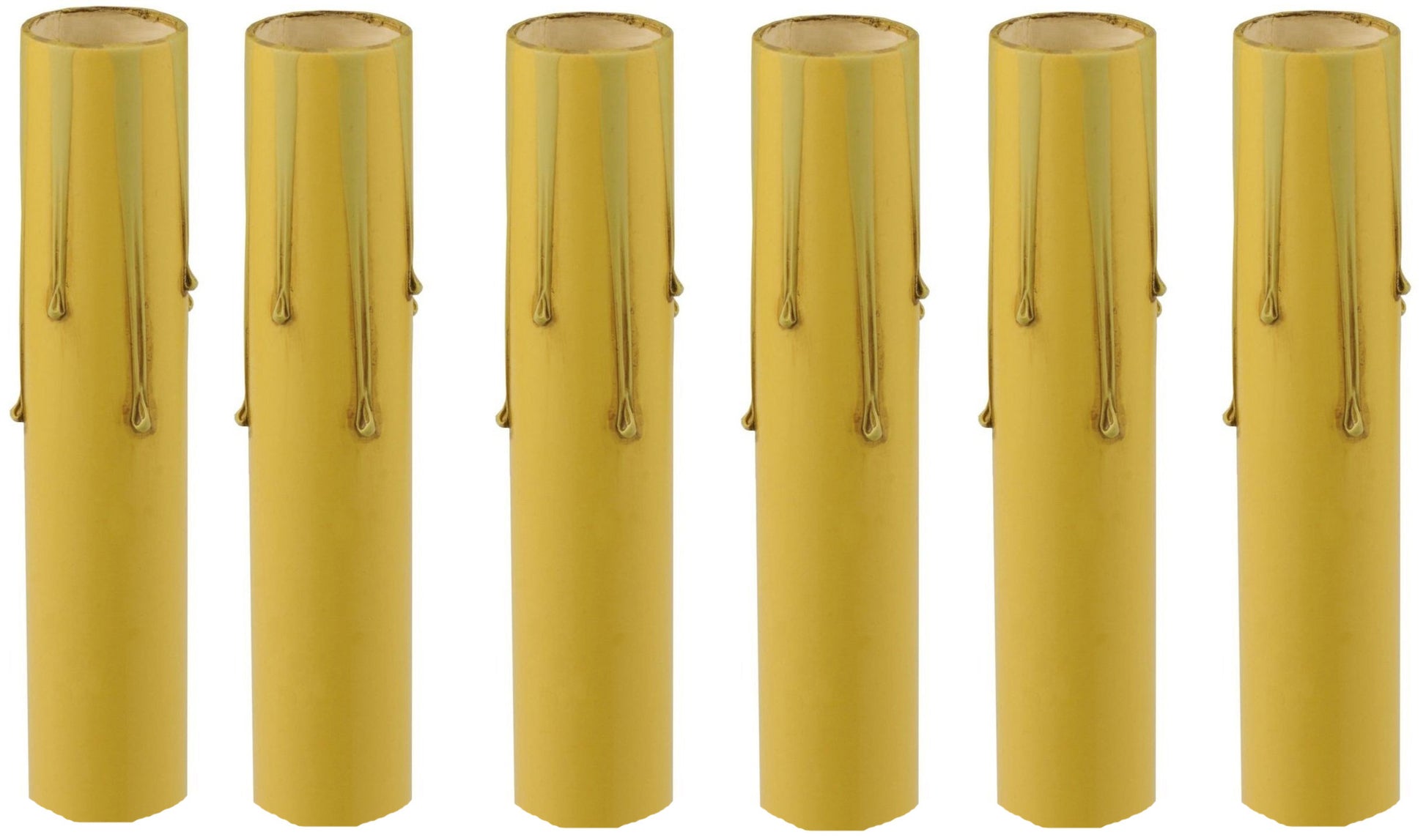 Creative Hobbies 4 Inch Tall Antique Drip Candle Socket Covers ~ Candelabra
