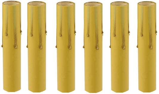 Creative Hobbies 4 Inch Tall Antique Drip Candle Socket Covers ~ Candelabra