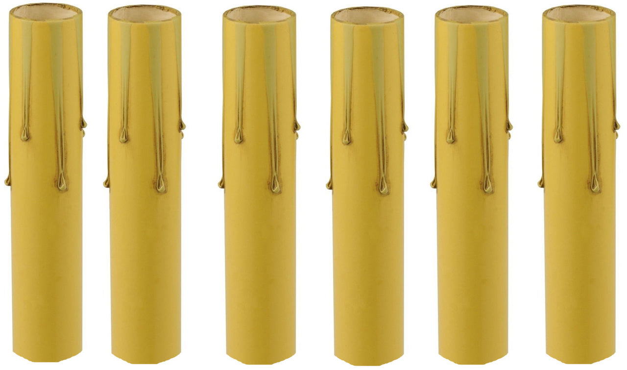 Creative Hobbies 1775 - 4 Inch Tall Antique Look Drip Candle Socket Covers