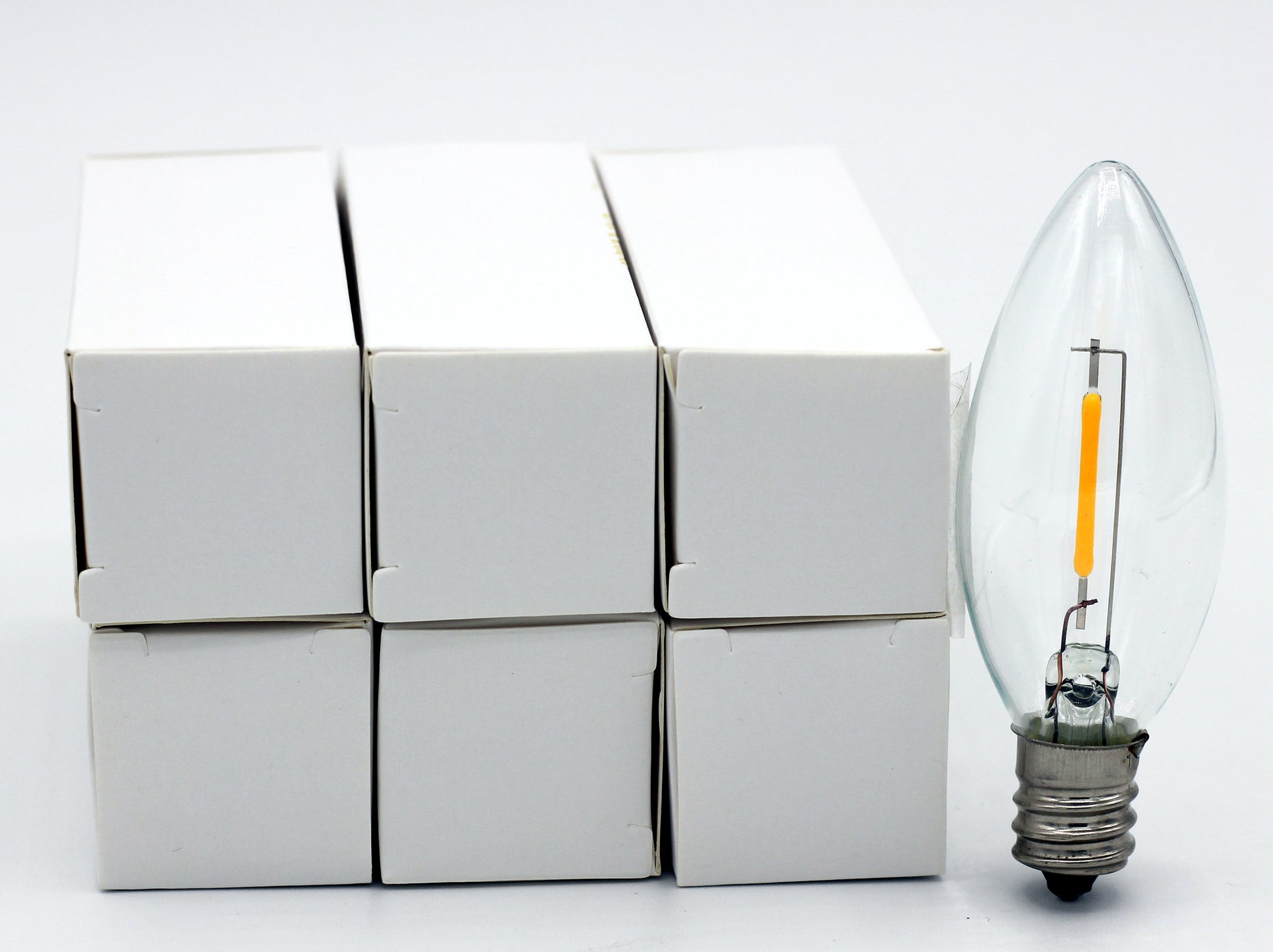 25-Pack LED Replacement Light Bulbs for Electric Candle Lamps, Window Candles, - view 5