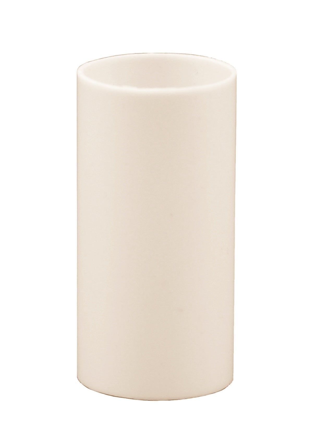 Creative Hobbies 1 3/4 Inch Tall Cream Plastic Candle Covers Sleeves Chandelier - detail