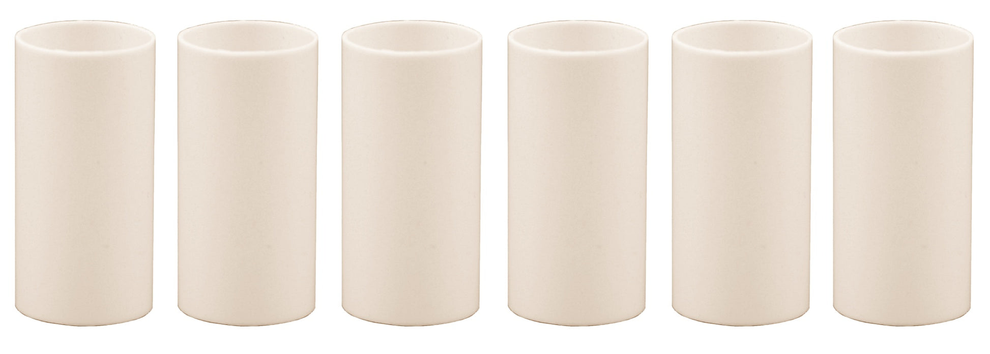 Creative Hobbies 1 3/4 Inch Tall Cream Plastic Candle Covers Sleeves Chandelier