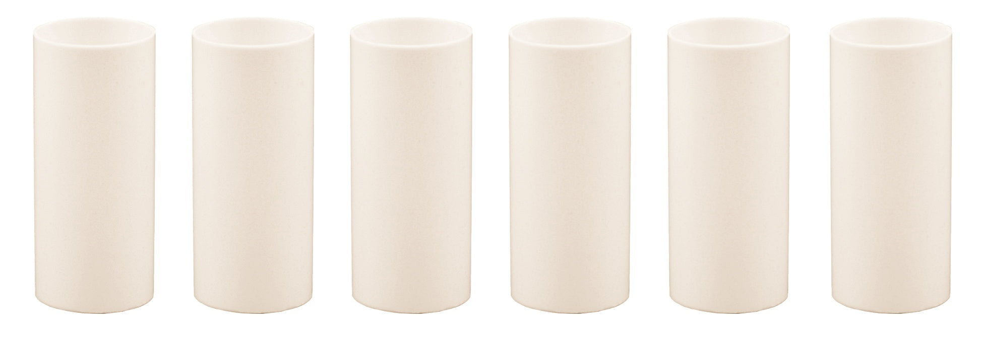 Creative Hobbies 2 Inch Tall Cream Plastic Candle Covers Sleeves Chandelier