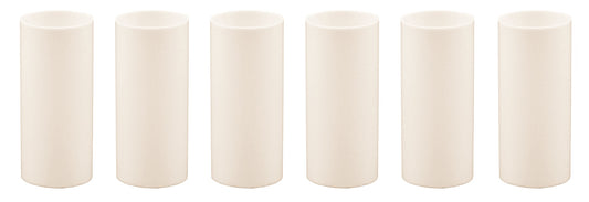 Creative Hobbies 2 Inch Tall Cream Plastic Candle Covers Sleeves Chandelier