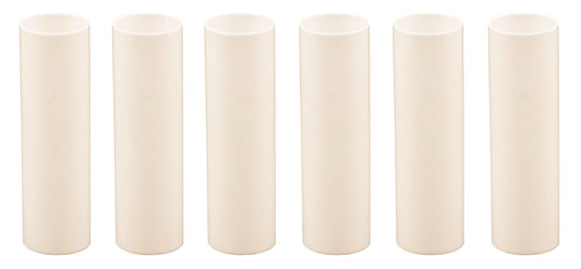 Creative Hobbies 3 Inch Tall Cream Plastic Candle Covers Sleeves Chandelier