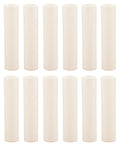 Creative Hobbies 4 Inch Tall Cream Plastic Candle Covers Sleeves Chandelier Socket Covers - Set of 12 - Candelabra Base