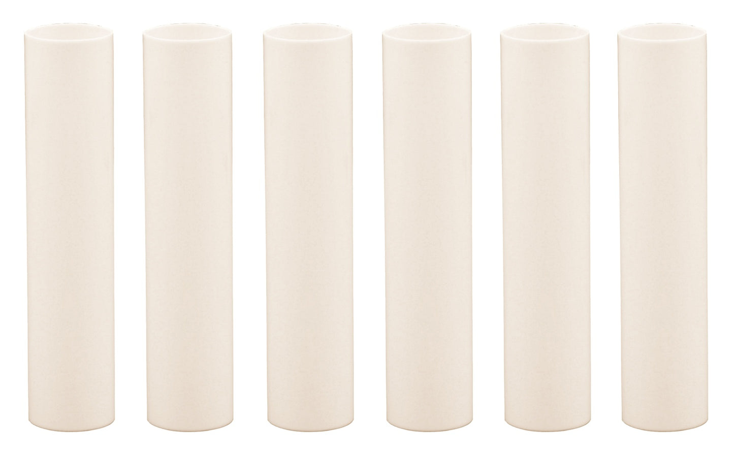 Creative Hobbies 4 Inch Tall Cream Plastic Candle Covers Sleeves Chandelier