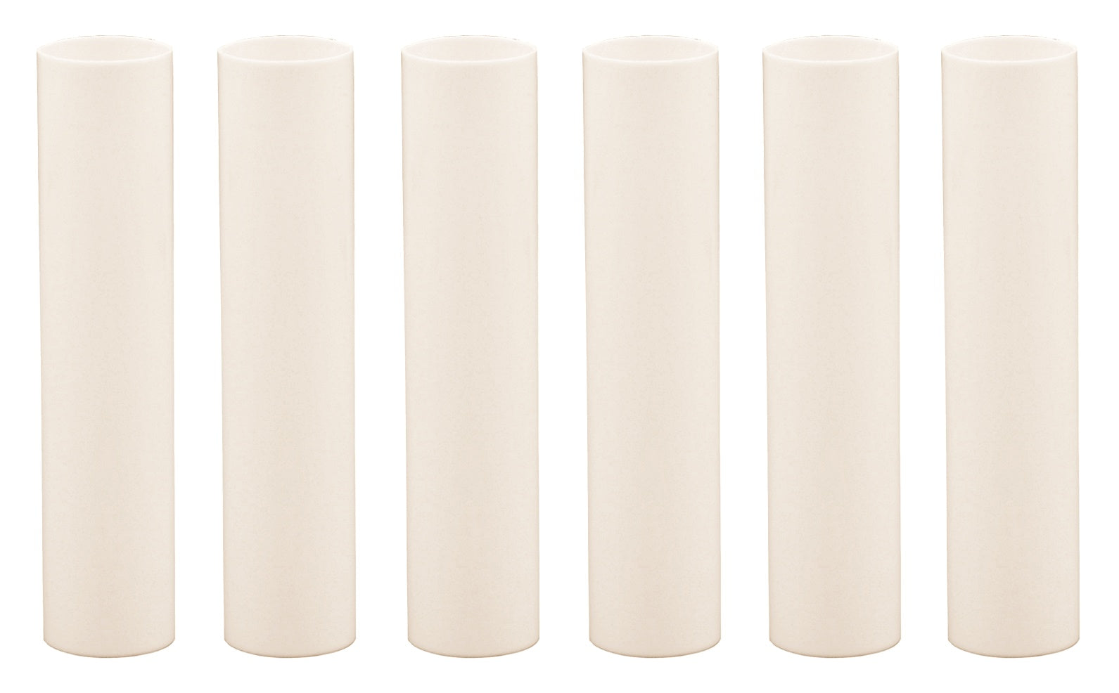 Creative Hobbies 4 Inch Tall Cream Plastic Candle Covers Sleeves Chandelier