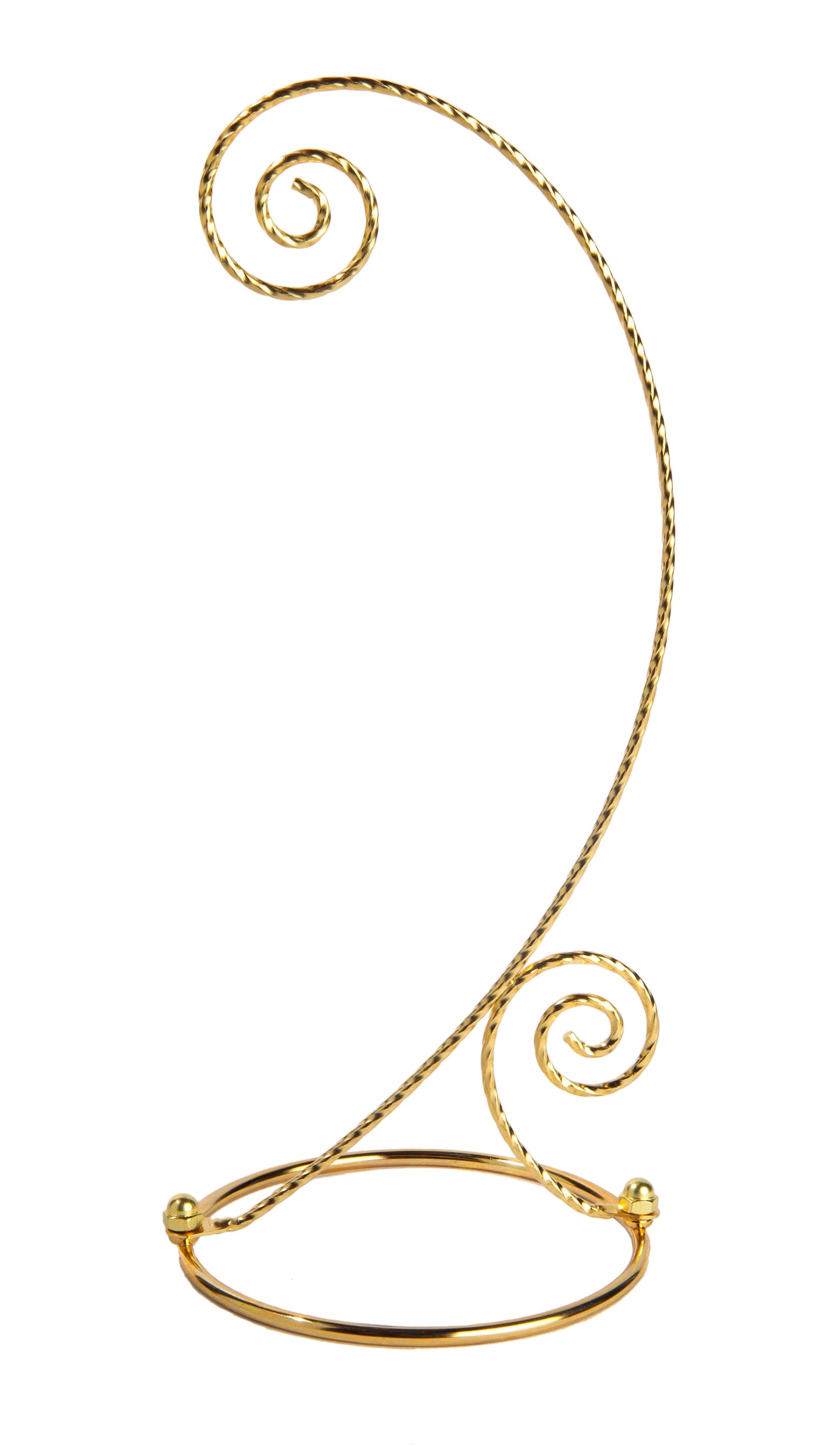 Creative Hobbies 10 Inch Tall Plated Ornament Display Hanger Stands for Hanging - for christmas