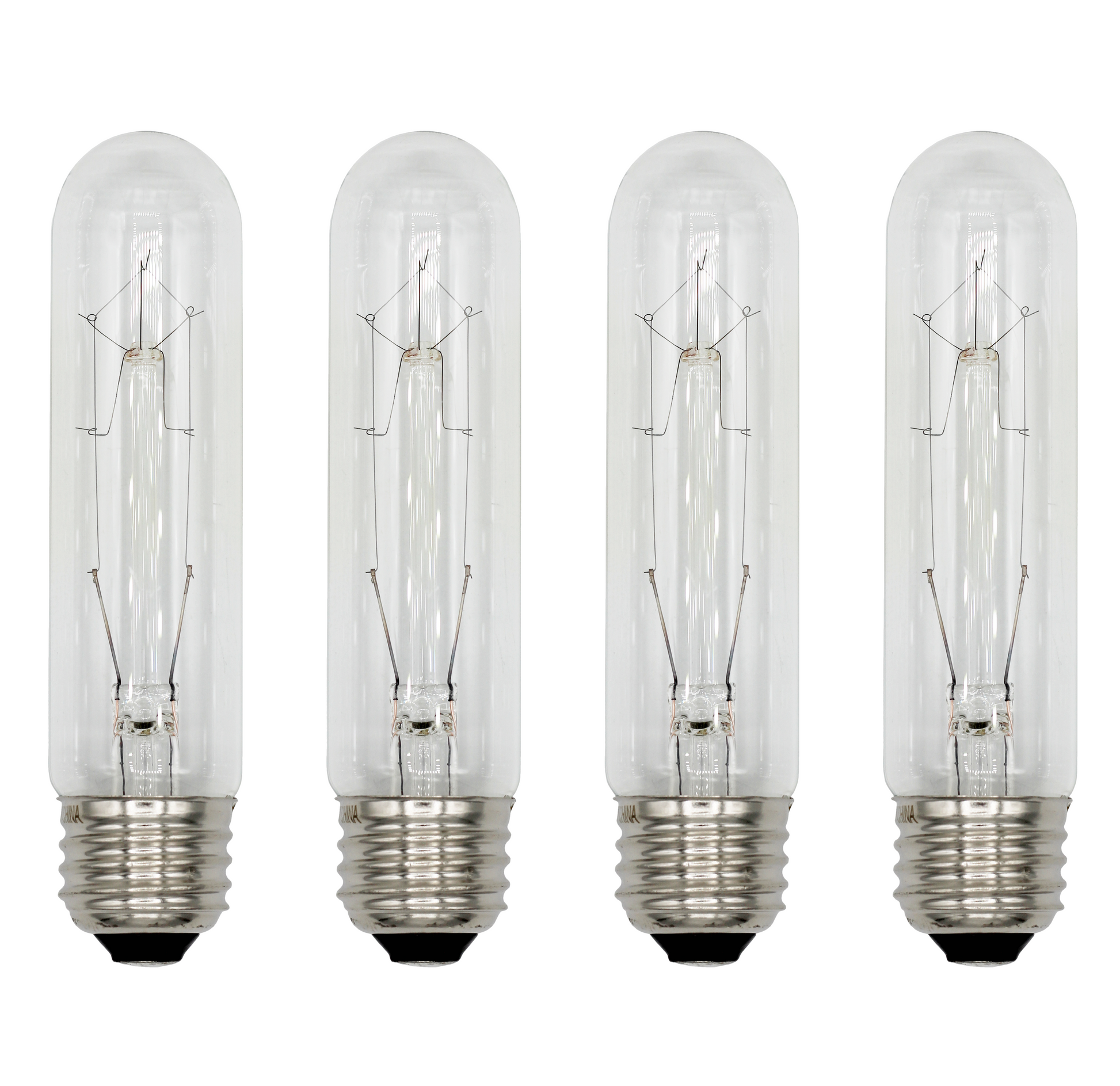 Creative Hobbies 60T10/CL - 60 Watt T10 Clear Tubular - 120V - Medium (E26) - nickel