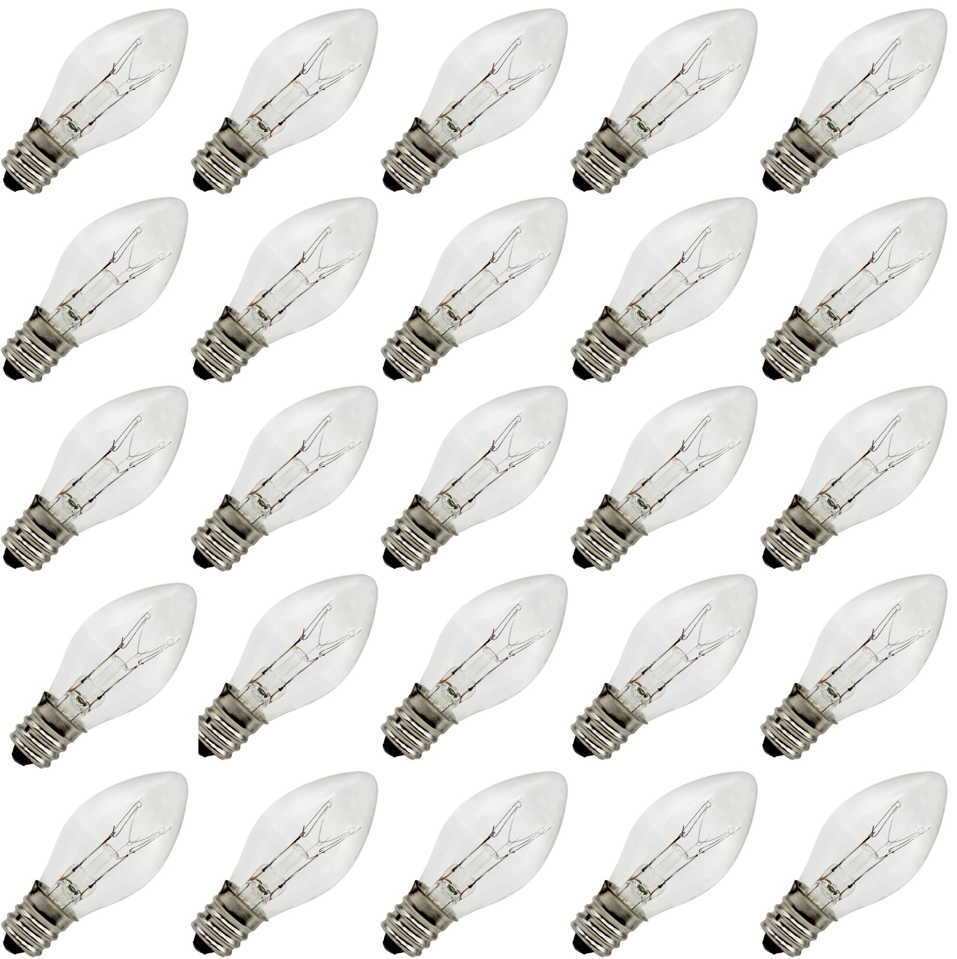 Replacement Light Bulbs for Wax Warmers, Salt Lamps and Night Lights - 15 Watt,