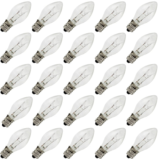 Replacement Light Bulbs for Wax Warmers, Salt Lamps and Night Lights - 15 Watt,