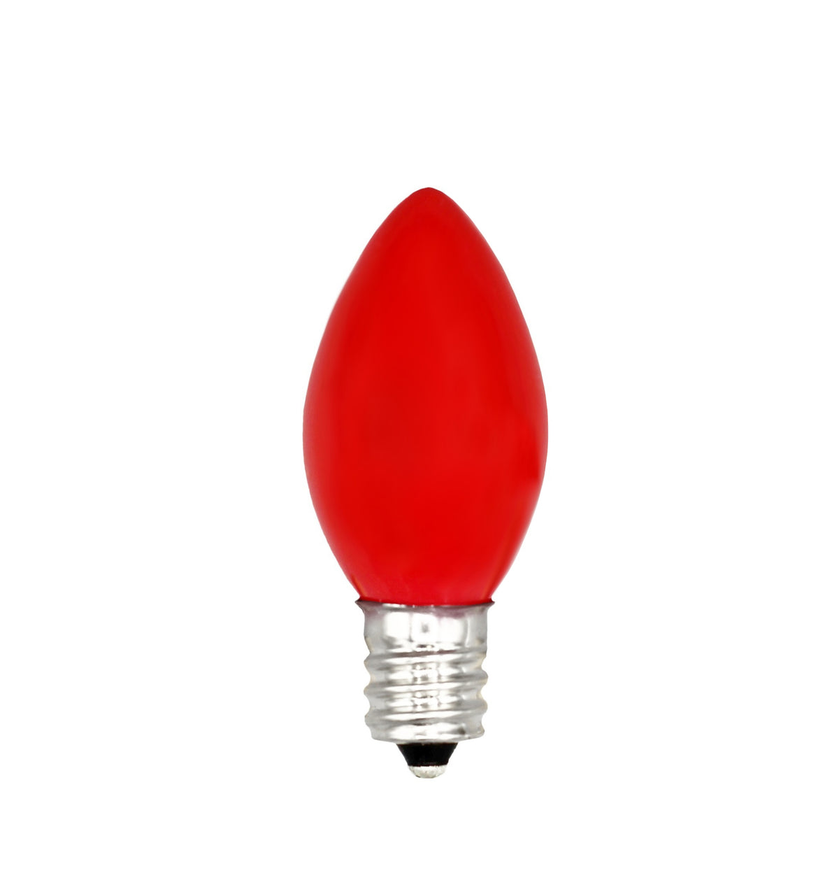 25 Pack C7 LED Red Replacement Light Bulbs for Christmas Light Strings, 0.7W - detail