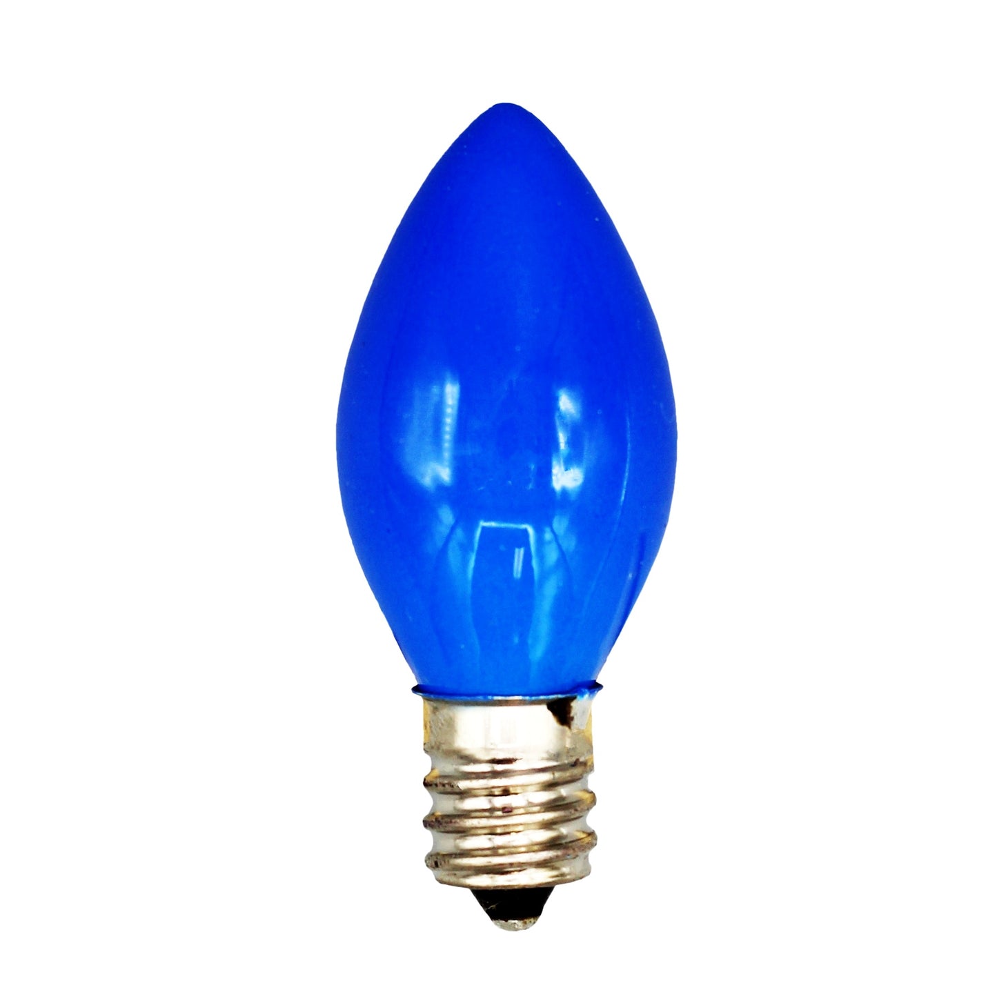 25 Pack C7 LED Blue Replacement Light Bulbs for Christmas Light Strings, 0.7W - detail