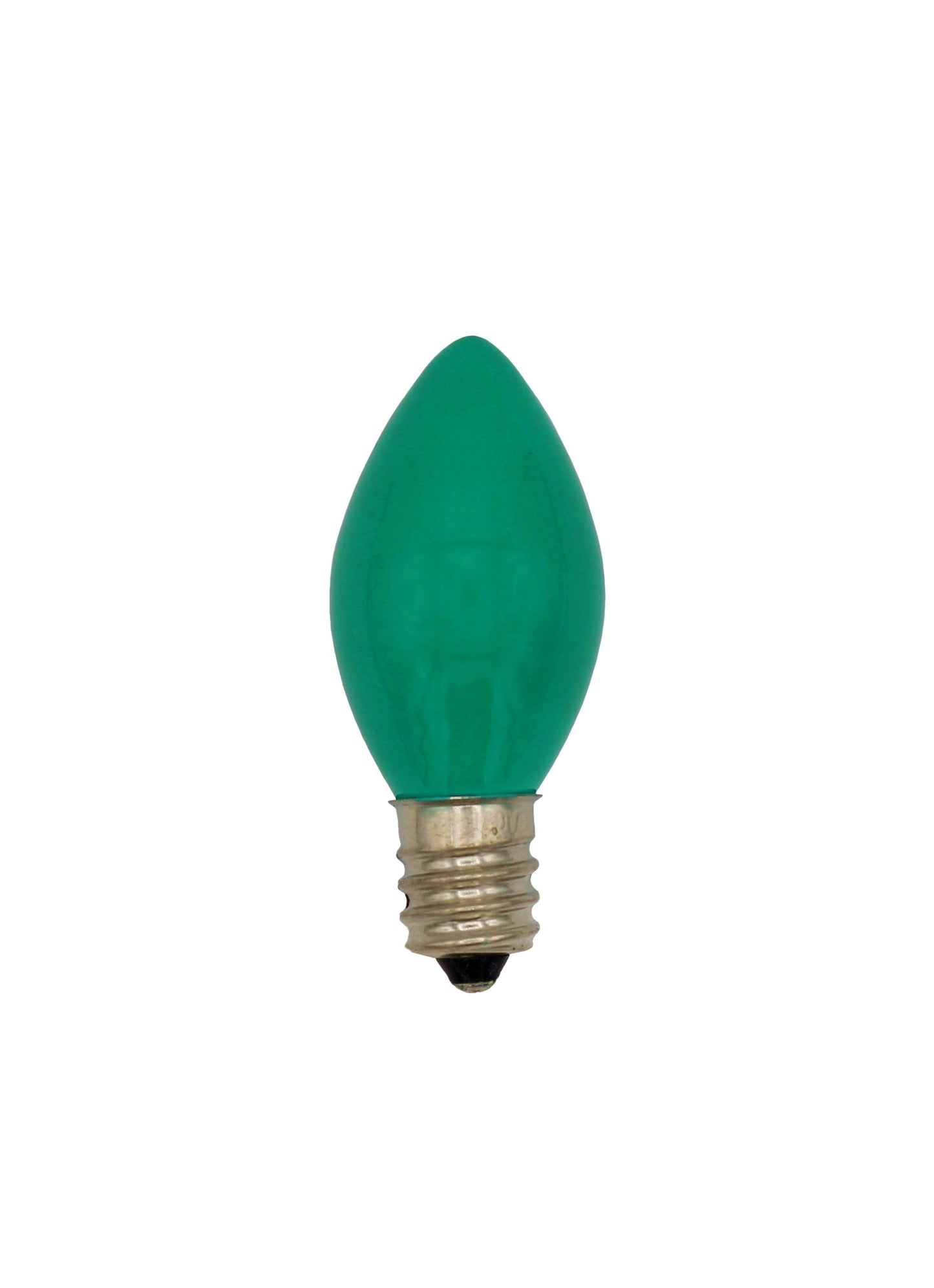 25 Pack C7 LED Green Replacement Light Bulbs for Christmas Light Strings, 0.7W - detail