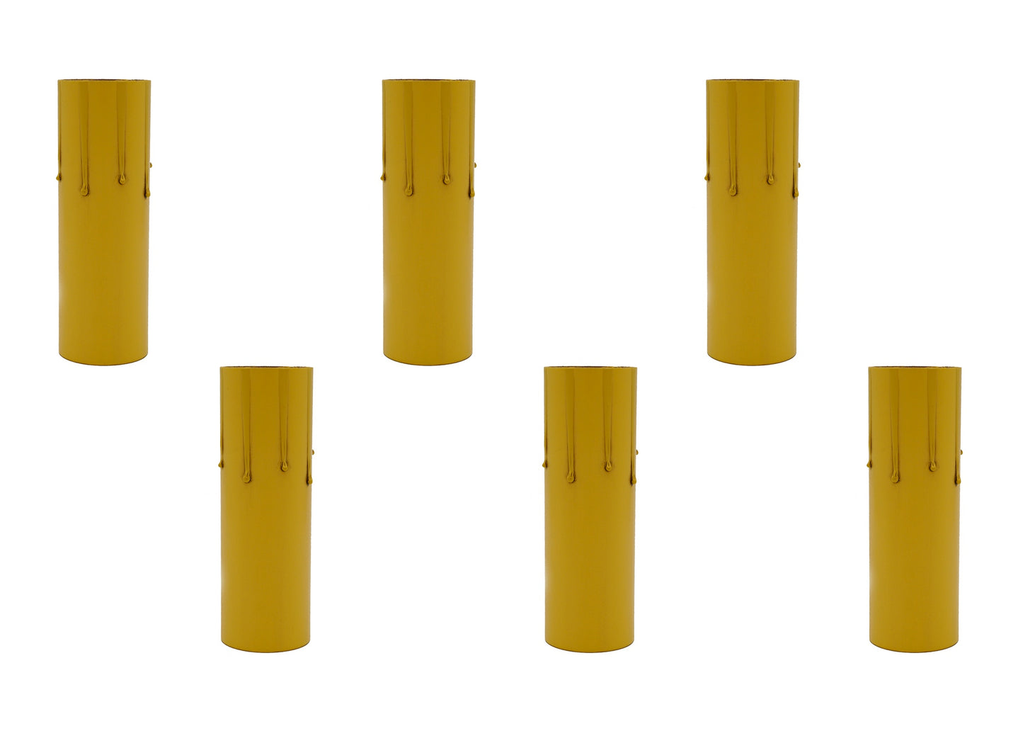 4" Fibre Drip Candle Covers For Medium (Edison) Base Lamp Sockets - 25 Pieces
