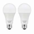 A21 3 Way LED Light Bulbs, 30/70/100W Equivalent - 2 Pack